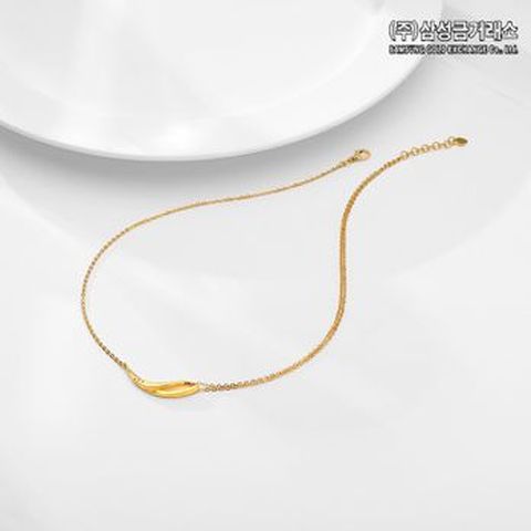 (주)삼성금거래소 24K 순금 컷팅라인 목걸이 7.5g