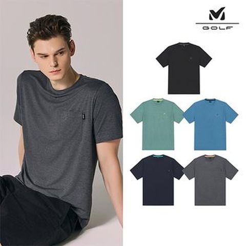 밀레골프 25SS 남성 반팔티셔츠 5종