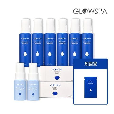 [글로우스파] 세범클리어 매니아 패키지(세범클리어 100ml x 4 + 아줄렌수딩젤 30ml x 2 + 솜 4box + 무료체험 1매)