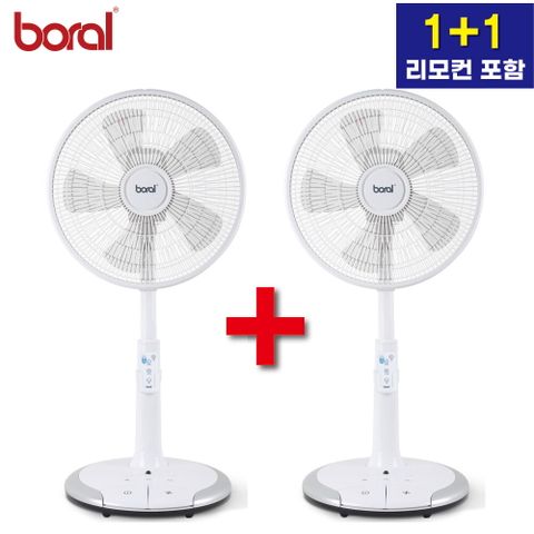 [1+1] 전자식 발터치 선풍기(리모콘/타이머)