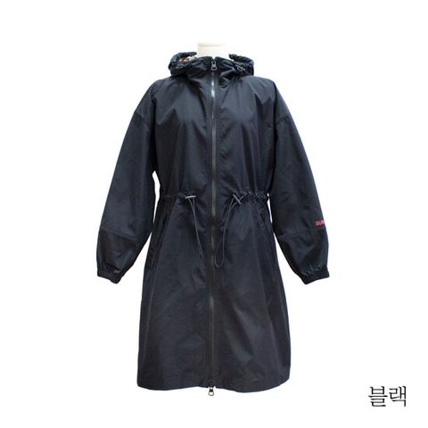 버버리 후드 롱 윈드브레이커