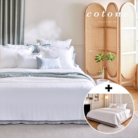 [K킹] 꼬또네 여름뱀부 호텔식 침구세트 이불1세트+스프레드1세트 / 총2세트