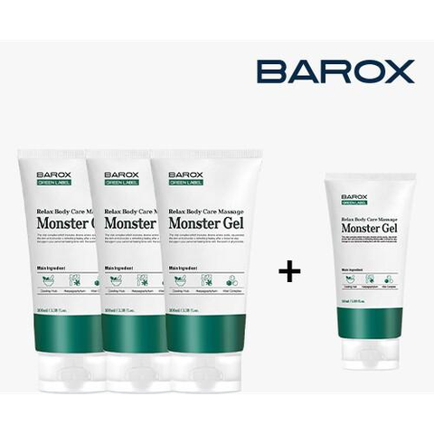 쿨링 바디 몬스터겔 100ml 3통+휴대용 50ml 더 