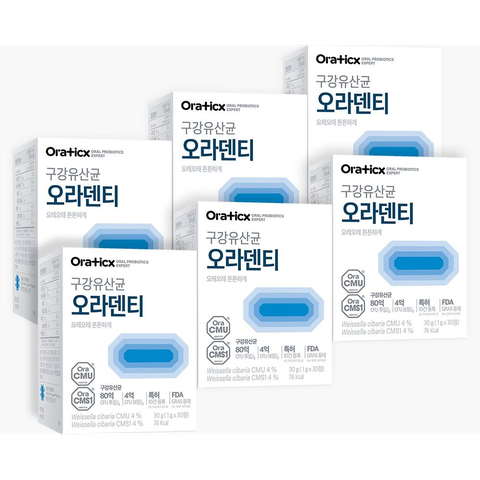 오라틱스 구강유산균 오라덴티 6개월분