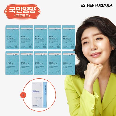 [국민영양프로젝트] 여에스더 칼슘 마그네슘D 10개월분