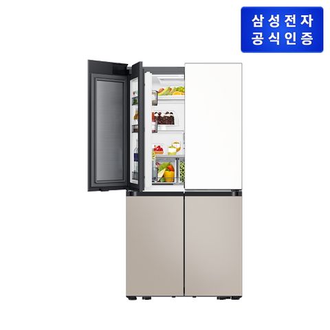 [1] 삼성 비스포크 AI 하이브리드 5도어 키친핏 Max(RM70F64M2ZG)[633L]
