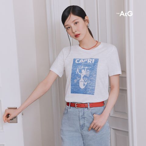 더엣지 25SS 바캉스에디션 슬럽 티블라우스 5종