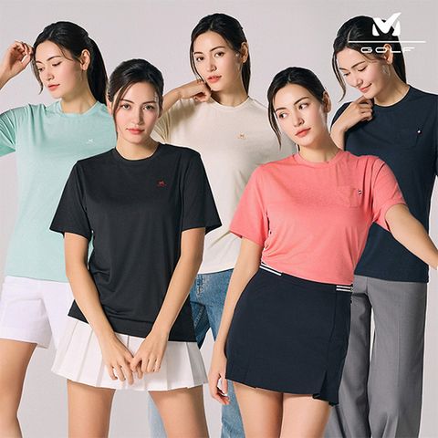 밀레골프 25SS 라운드반팔티 5종 여성