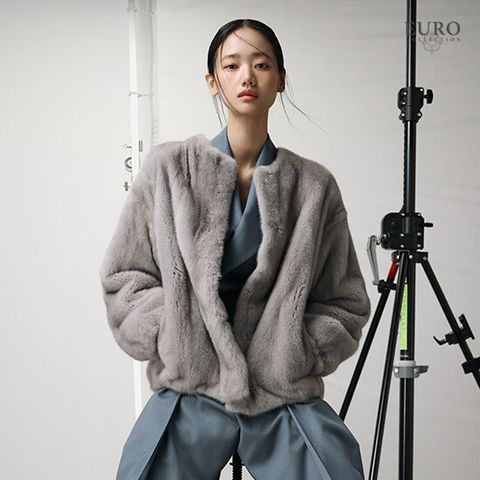 유로컬렉션 사파이어 휘메일 풀스킨 밍크 자켓
