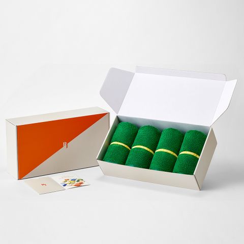 레미제이 트리 밴딩페이스타올 250g 최고급모달텐셀 (4p, 선물포