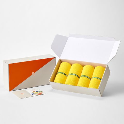 레미제이 망고 밴딩페이스타올 250g 최고급모달텐셀 (4p, 선물포