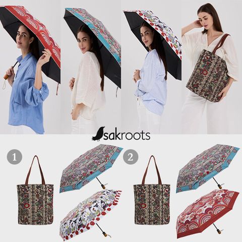 (방송중에만 이 구성) [SAKROOTS] 25SS 삭루츠 우양산 2종+ 아트백 1종