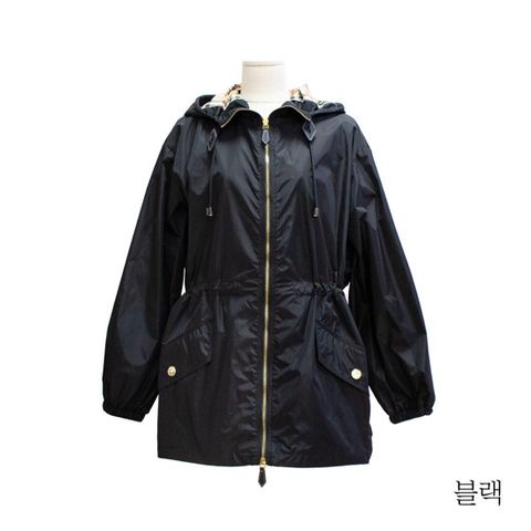 버버리 스트링 후드 윈드브레이커