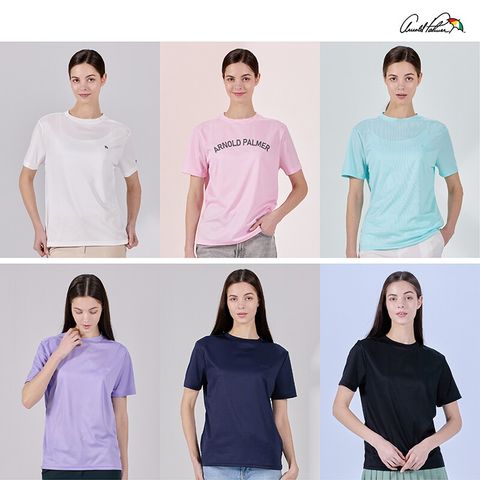 아놀드파마 25SS 여성 기능성 데일리 메쉬 반팔 티셔츠 6종