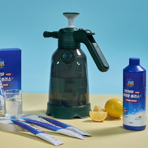 시즌2 크린바바 버블왕 플러스30포+대용량1통+반자동 분무기