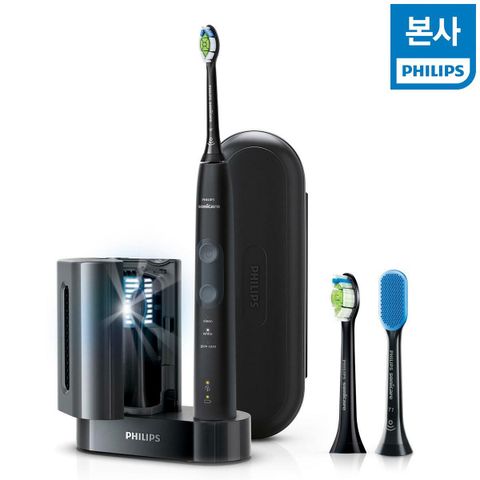 [본사] 필립스 소닉케어 프로텍티브클린 5100  블랙UV에디션 HX6462/01