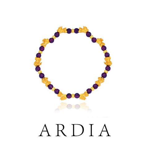 [삼성카드5%할인] ARDIA 아르디아  24K 비휴 자수정 팔찌(방송중 코인+테니스팔찌까지)