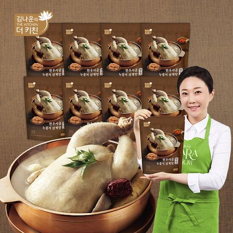 김나운의 한우사골 누룽지삼계탕 명작! 총 8팩(팩당 1200g) (2)
