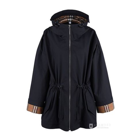 [버버리] 벌리 바람막이 후드 집업 자켓 블랙