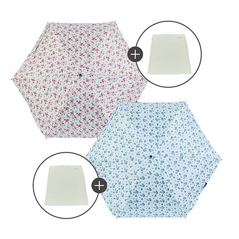 솔리브 5단 접이식 암막 양우산 1+1세트 (양우산2개+자외선차단마스크2개)