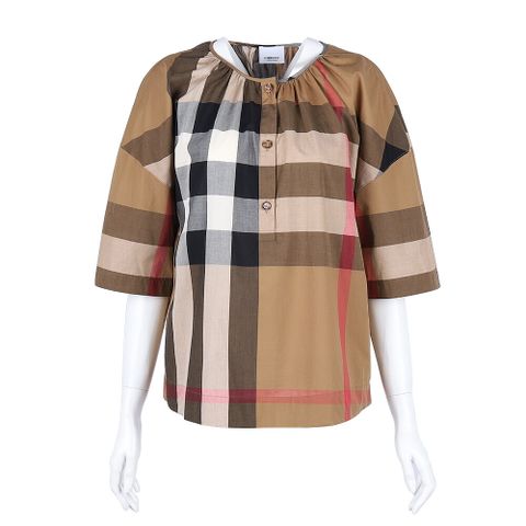 그레톤 체크 블라우스 (80843121)