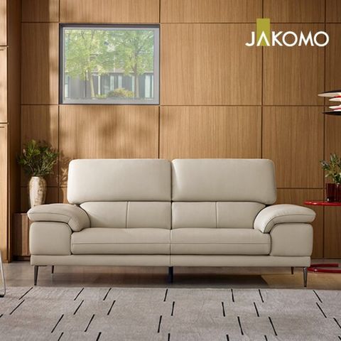 [자코모] 바스토 3인 럭스 통가죽 천연면피 소가죽 소파