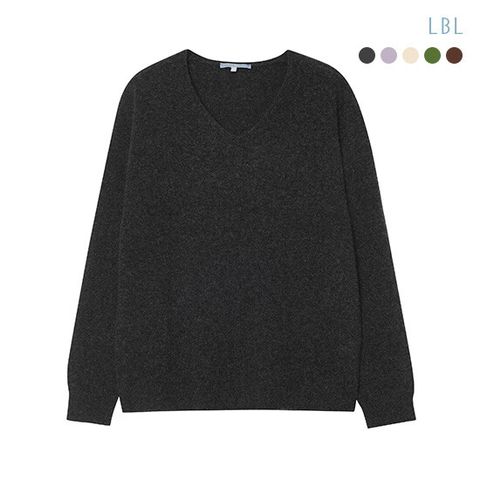 ●25FW 시그니처 퓨어캐시미어100 V넥 니트