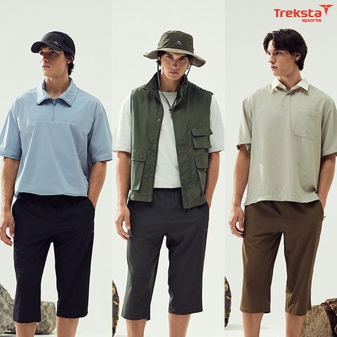 O 트렉스타 25SS 남성 7부 팬츠 3종