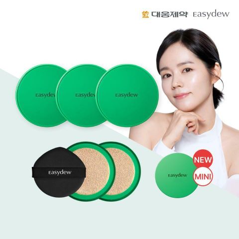 [카드 5%할인][방송] 대웅제약 이지듀 한가인 쿠션 세트 (본품3+리필2+미니쿠션)