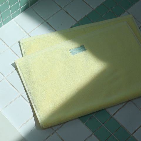레몬 풋매트타올 (1p, 선물포장 + 미끄럼방지패드)