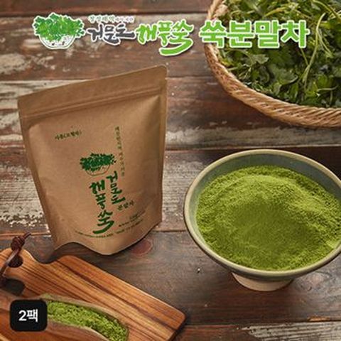 거문도 해풍쑥 쑥분말차 100gX2팩