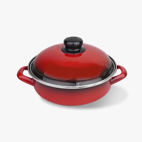 쿡포트 빨간 법랑냄비 20cm 전골