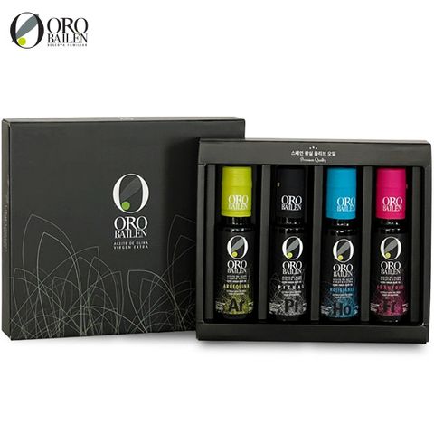 올리브오일 100ml 4종선물세트(피쿠알,아르베키나,오히블랑카,프란토이오)