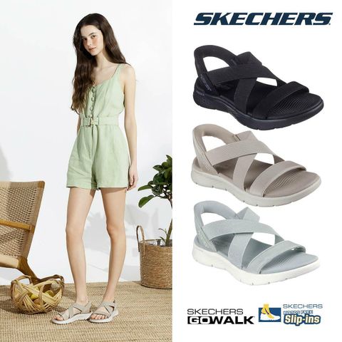 여성 스케쳐스 고워크 플렉스 샌들 슬립인스