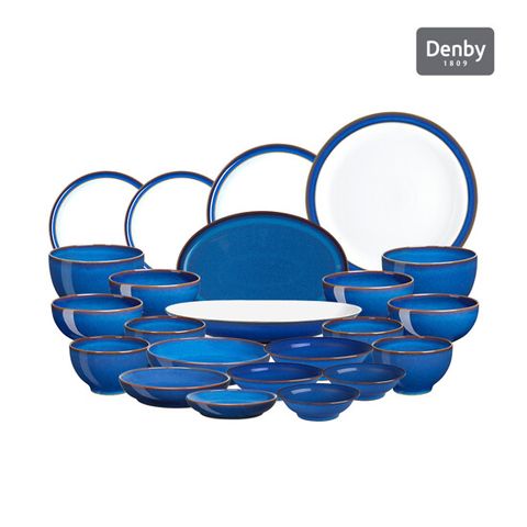 덴비 임페리얼블루 4인조 디너세트 