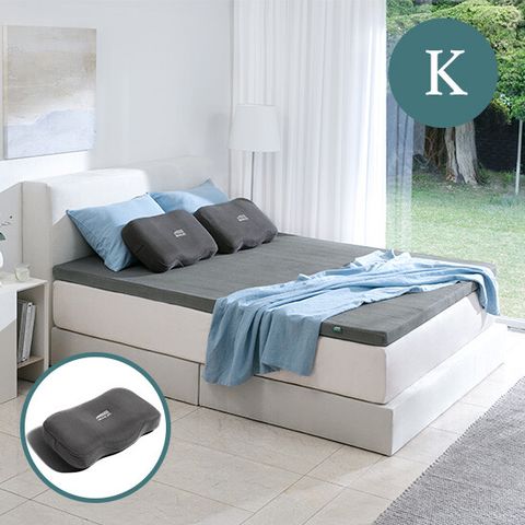 몽제 딥슬립 매트리스 K + 에르고베개 1개 (접이식 커버 X)