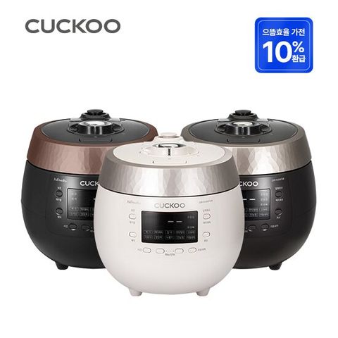 [가전 환급 10%] 쿠쿠 블랙스톤 전기압력밥솥 풀스텐 6인용 CRP-R0695FGW/FGB/R0625FBB