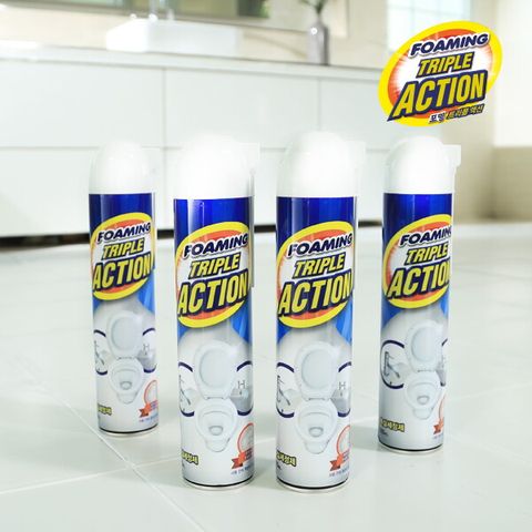 ★300초 특가★ 포밍 트리플액션 스프레이 세정제 560ml x 8통