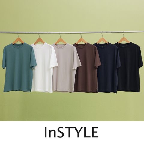 [인스타일] 25 여름 오가닉 코튼 티셔츠 6종 남성