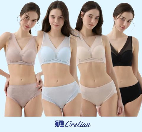 [카드 5%할인](25SS최신상 최종가)오렐리안 인견 브라팬티 4세트(에어핏)
