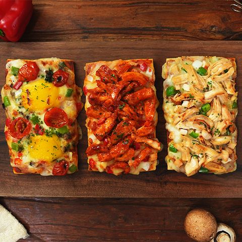 [바로끼니]윤형빈의 고단백 토핑더블피자 총 20팩 (숯불갈릭6팩 + 치즈불닭6팩 + 야채콤보 8팩)