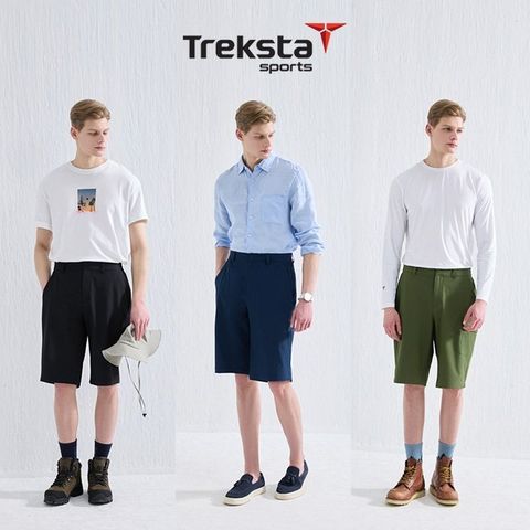 [백화점 판매동일] 트렉스타 25SS 초특가! 기능성 냉감 하프팬츠 3종, 남성