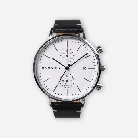 ○ CV601 남성 손목시계 (가죽밴드 + 스틸밴드)