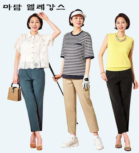 [초특가] 25SS 마담엘레강스 스타일 쿨인견 냉감 팬츠 3종