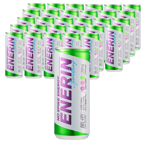 미에로화이바 에너린 캔 250ml 30개입 에너지음료 타우린 천연카페인 저당 NO스파이크