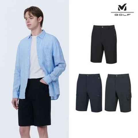 밀레골프 25SS 남성 하프팬츠 3종