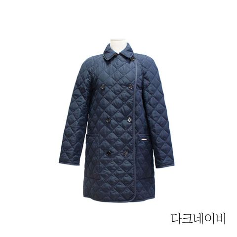 버버리 더블 브레스트 퀼팅코트