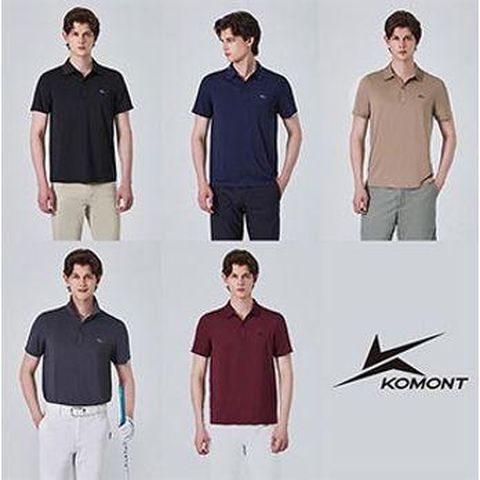 코몽트 남성 니트카라 반팔티 5종
