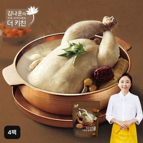 김나운 더 키친 누룽지 삼계탕 1.2kgX4팩(총 4.8kg)