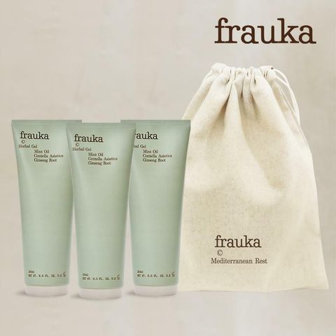 [카드 5%할인][조윤주 구성] 프라우카 허벌 겔 250ml 3개+프라우카 파우치
